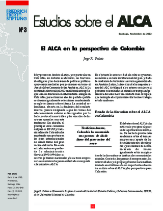 El ALCA en la perspectiva de Colombia