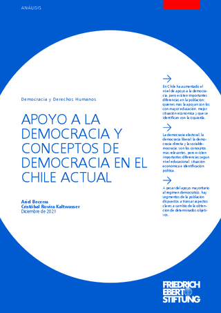 Apoyo a la democracia y conceptos de democracia en el Chile actual
