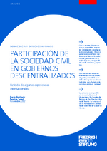 Participación de la sociedad civil en gobiernos descentralizados