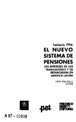 El nuevo sistema de pensiones