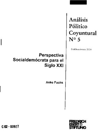 Perspectiva socialdemócrata para el siglo XXI