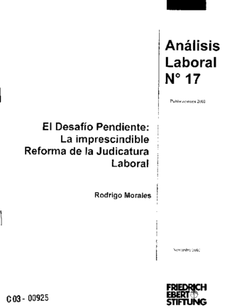 El desafío pendiente